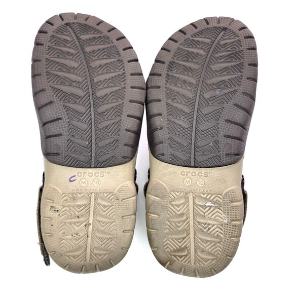 Crocs Brown Yukon Vista Slide In Clogs size 10 Men's - Picture 9 of 9